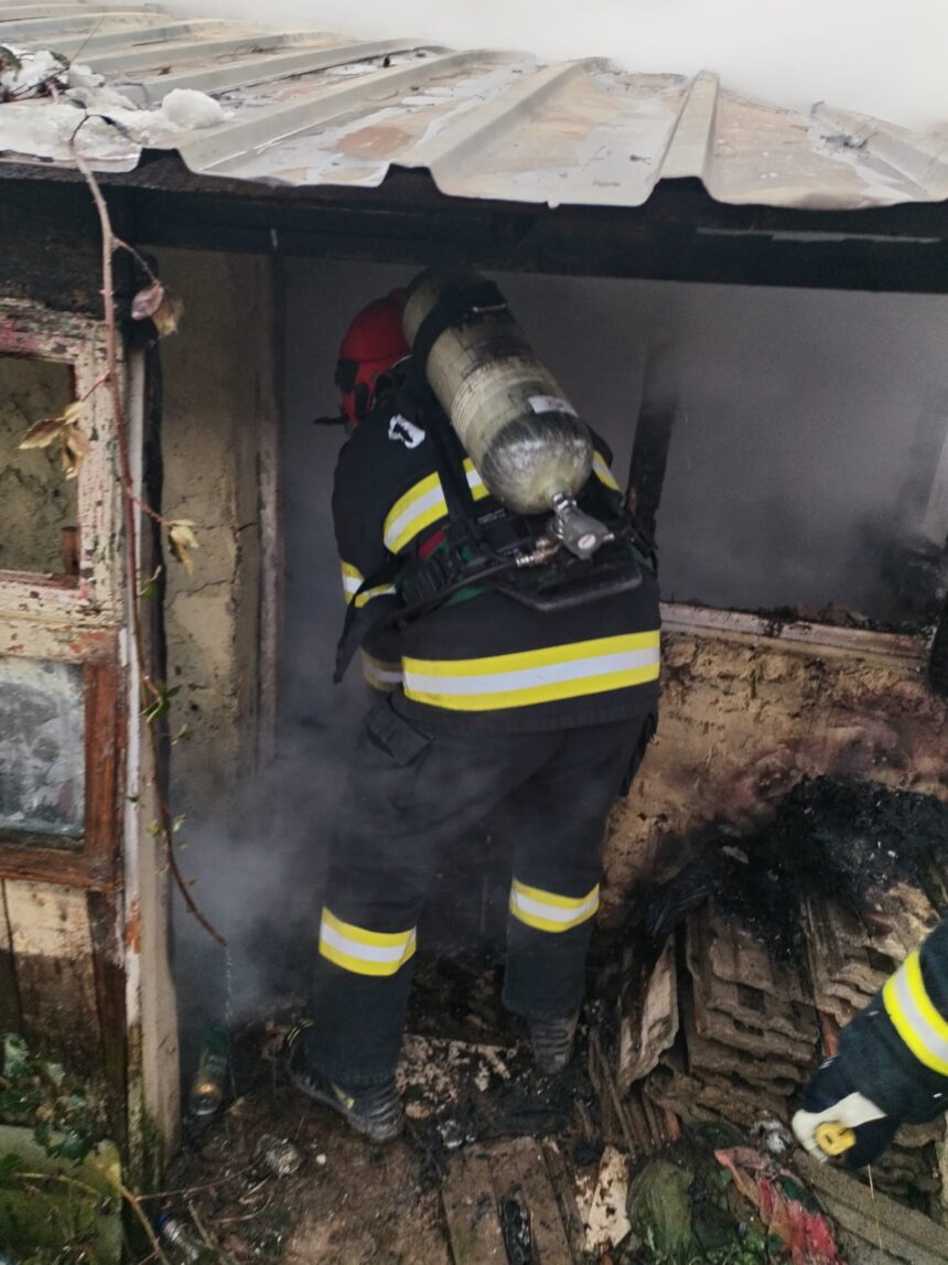 Incendiu în Craiova