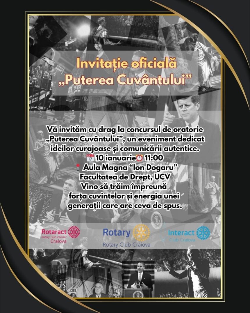 Craiova: Concurs de oratorie