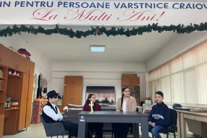 Copiii din Torino au adus emoție seniorilor din Craiova