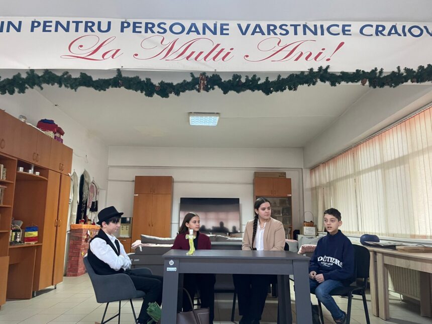 Copiii din Torino au adus emoție seniorilor din Craiova