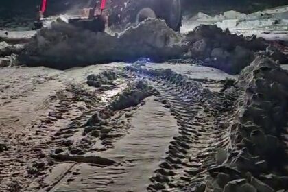 Lupta cu vântul în zona de sud: Utilaje grele în acțiune