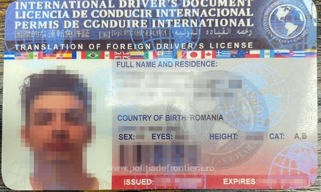 SUA: Minor prins la volan în Dolj cu un permis fals