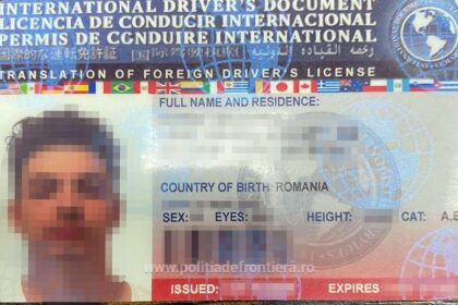 SUA: Minor prins la volan în Dolj cu un permis fals