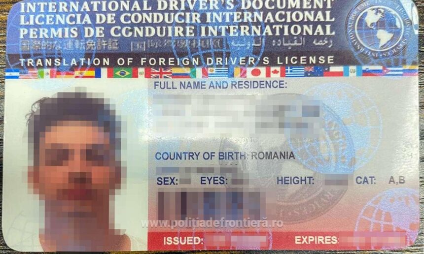 SUA: Minor prins la volan în Dolj cu un permis fals