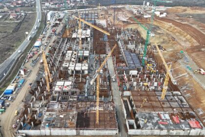 Spitalul Regional Craiova: Progres uriaș pe șantier