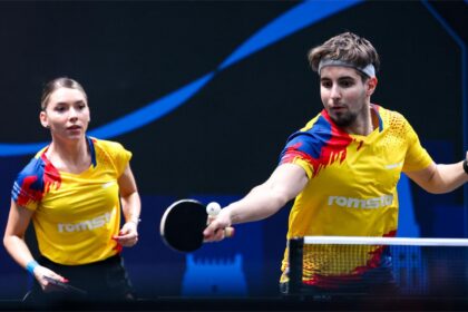 Aur pentru România: Szőcs și Ionescu, campioni în India. Foto: Federația Română de Tenis de Masă
