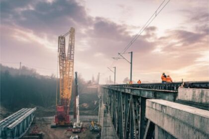 Viaductul Cârcea, redeschis traficului feroviar pe firul II