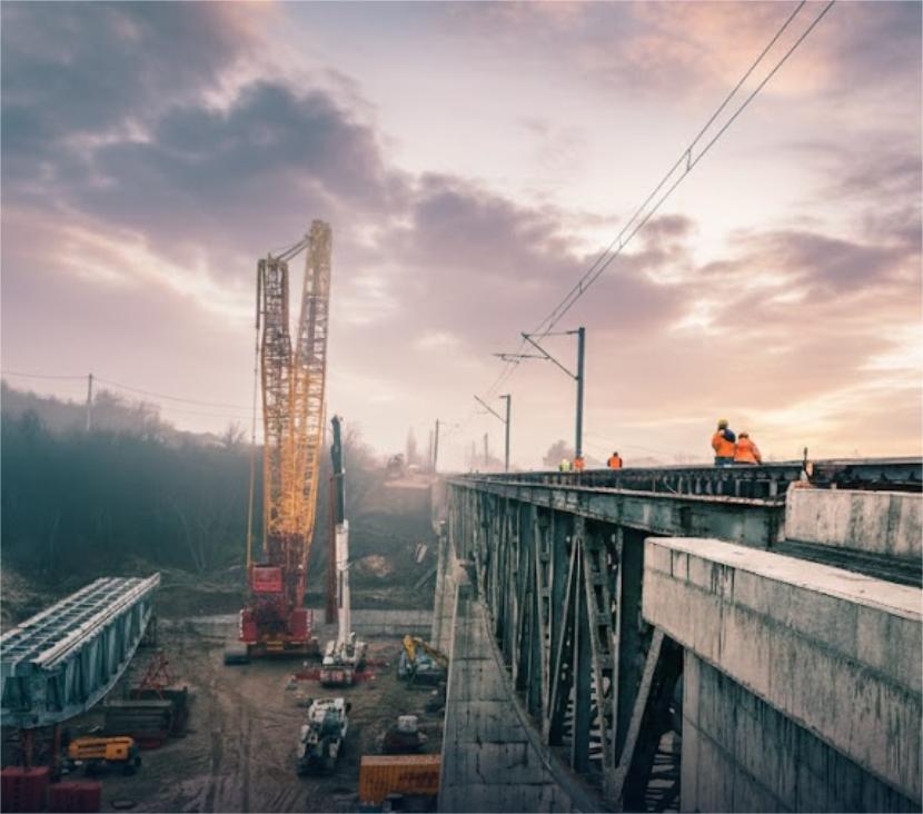 Viaductul Cârcea, redeschis traficului feroviar pe firul II