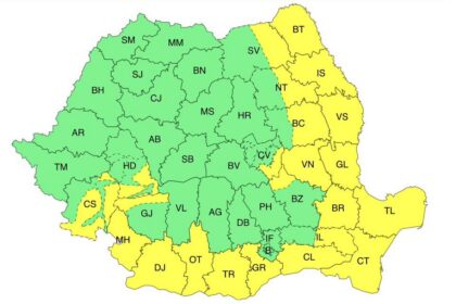 Vreme severă în Oltenia: alertă de vânt puternic