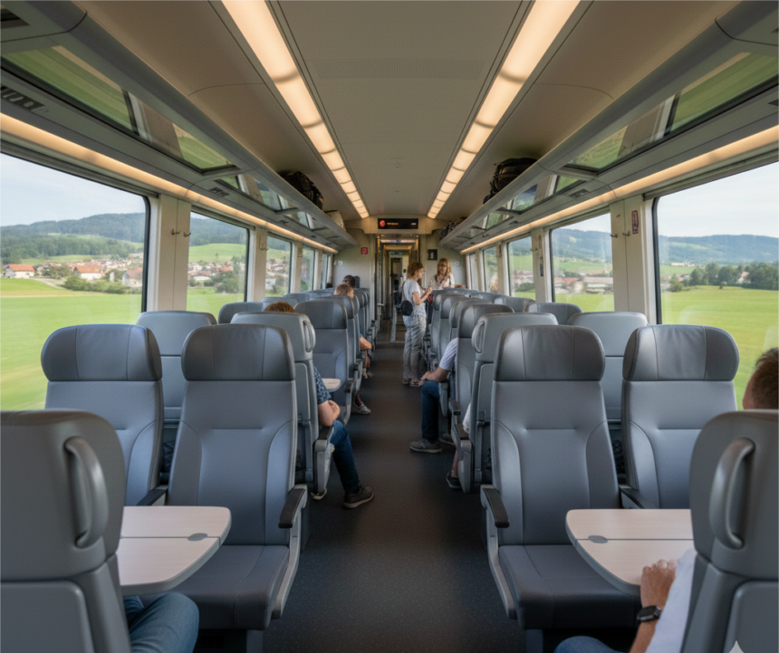 De ce trenurile nu au centuri de siguranță? Explicația