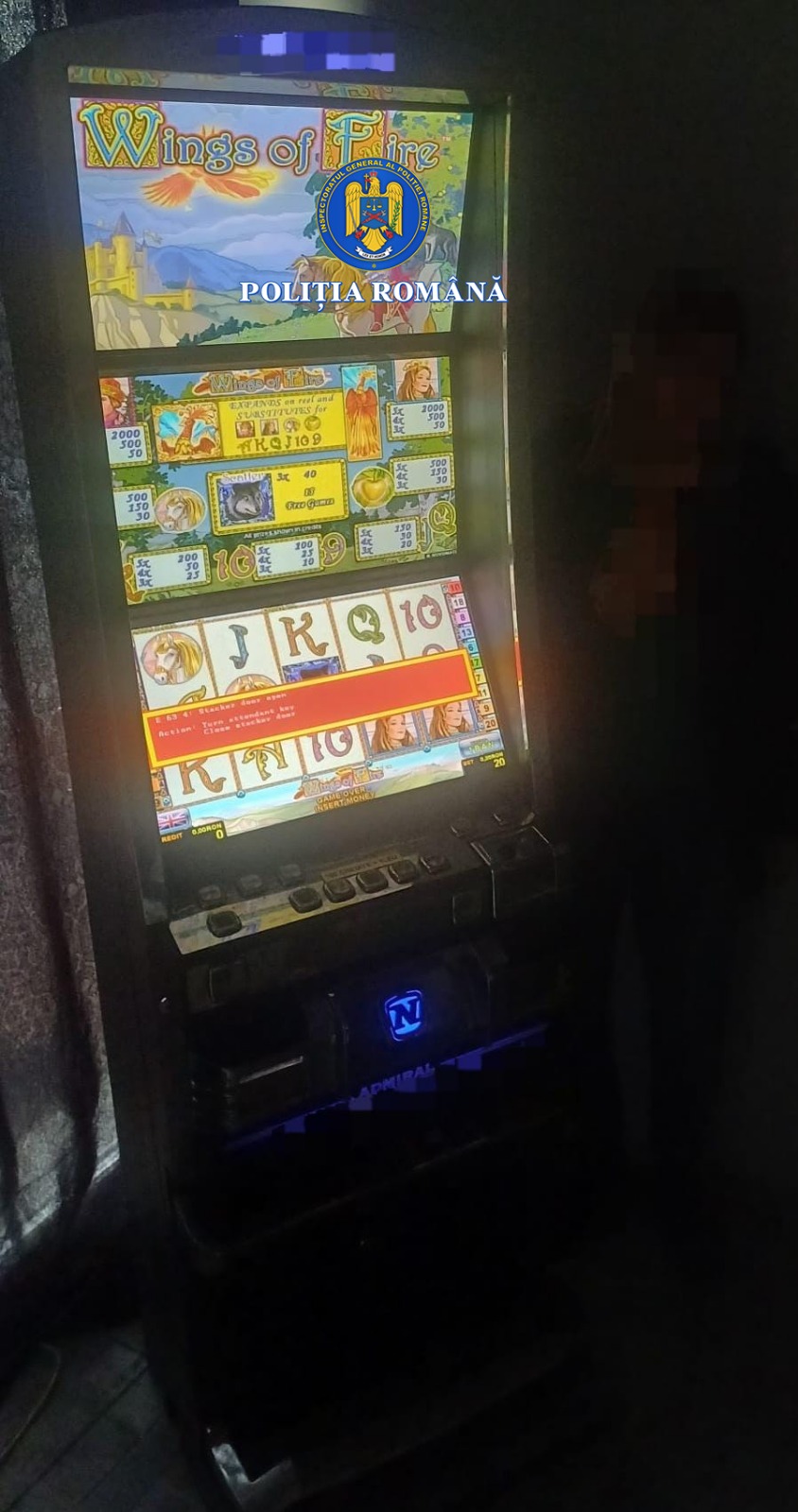 Eșelnița: Aparate slot-machine confiscate de polițiști