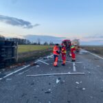 Mehedinți: Accident grav pe DN 56A, trafic blocat