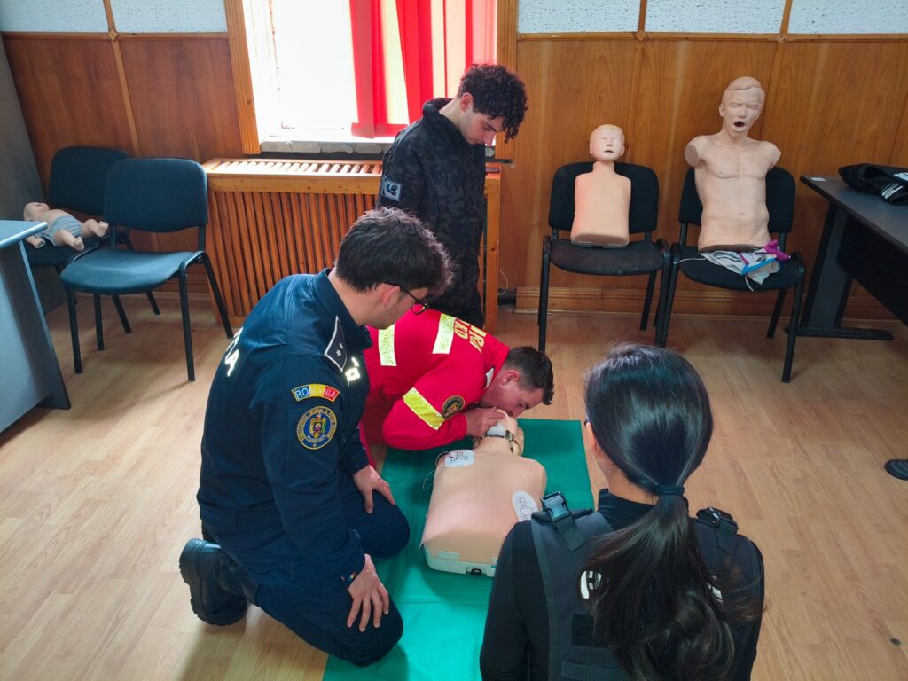 Primele minute contează: polițiști instruiți în Olt