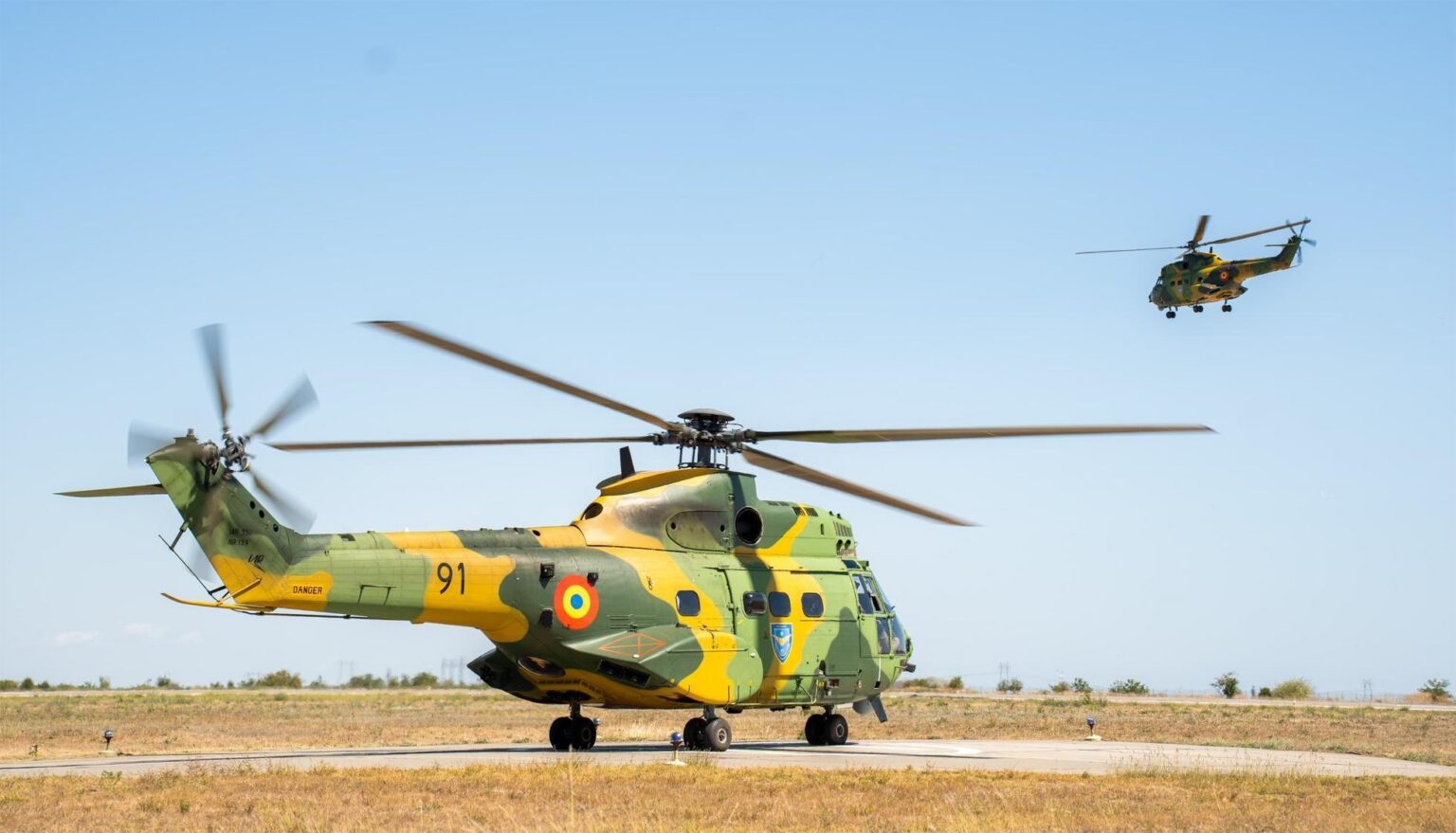 Iranul acuză România de „participare la agresiune militară”. Foto: Baza 57 Aeriană „Căpitan Aviator Constantin Cantacuzino”