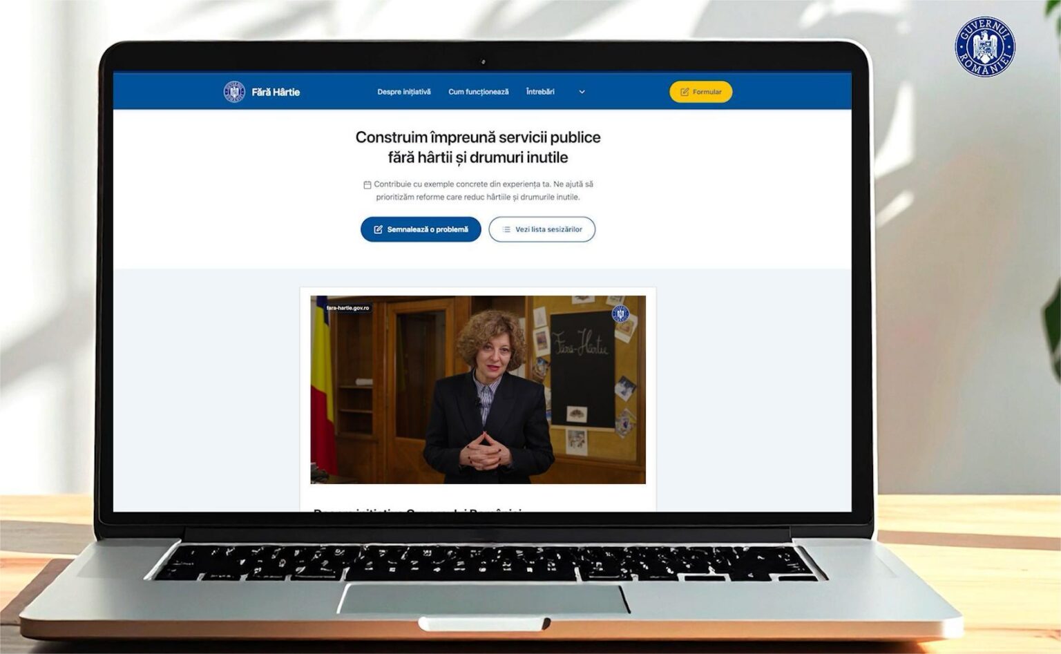 Scapă de birocrație: Guvernul a lansat „Fără hârtie”