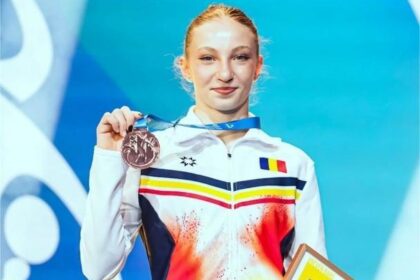Ana Maria Bărbosu, lider la votul Gimnasta Anului 2025. Foto: COSR