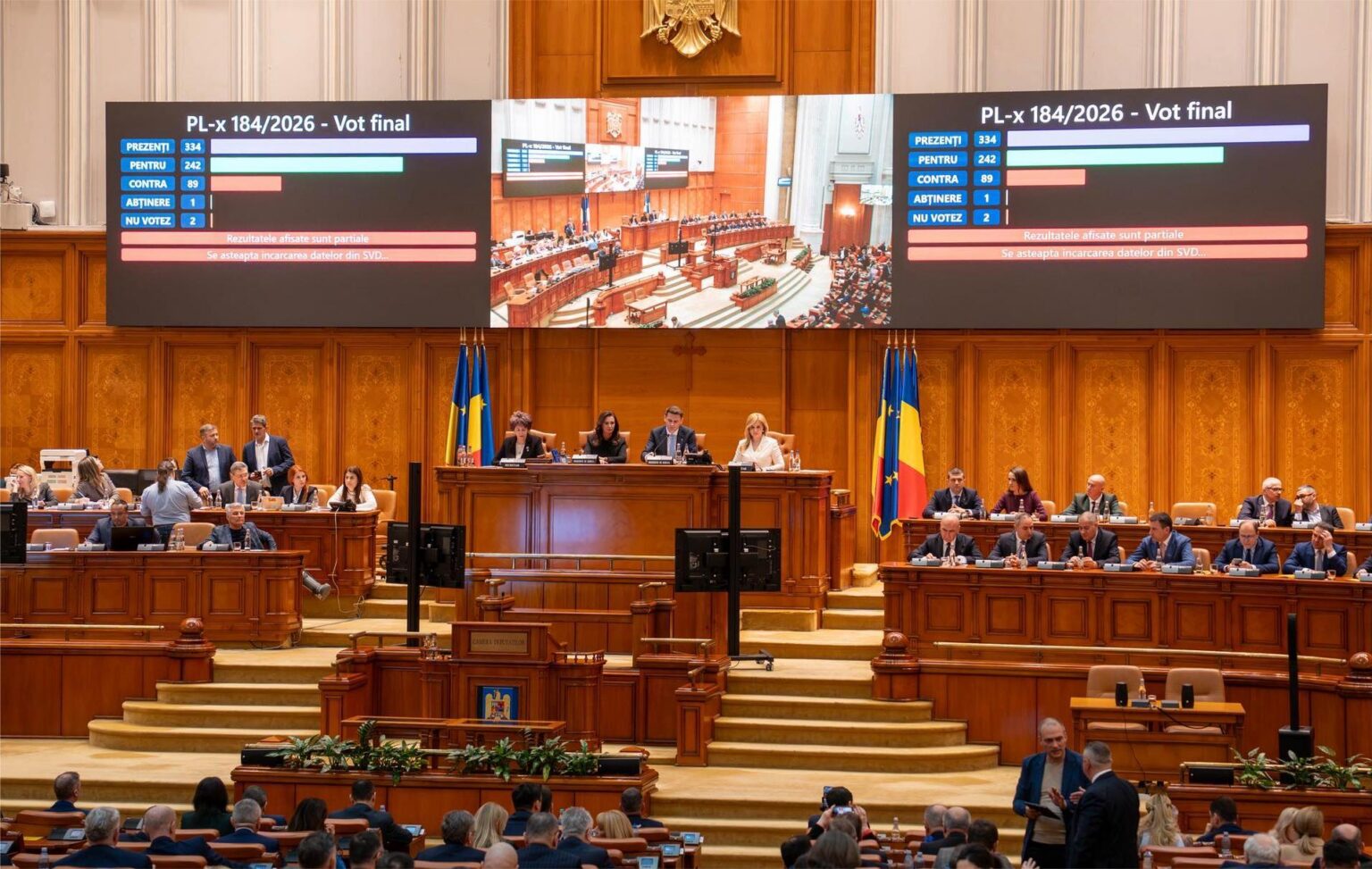 Legea bugetului a primit votul în Parlament