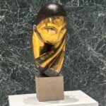 Brâncuși la Berlin. Foto: Facebook/ Nicușor Dan