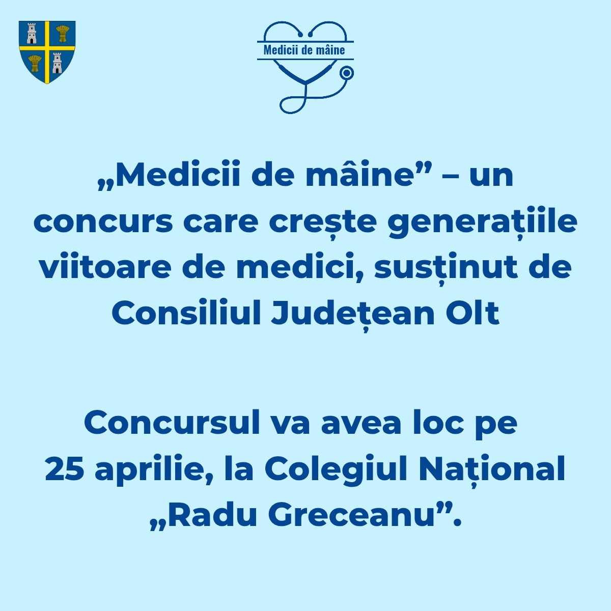 „Medicii de mâine”: șansă reală la SJU Slatina