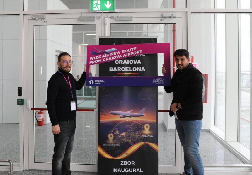 Zboruri Barcelona de pe Aeroportul Craiova: Cursă reluată