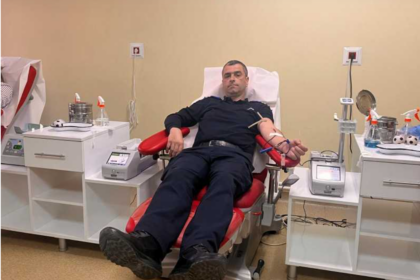 Jandarmii din Vâlcea donează sânge pentru a salva vieți