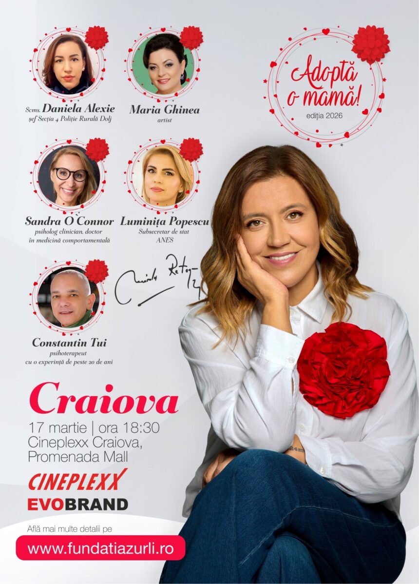 Conferința „Înfloritoare” ajunge la Craiova pe 17 martie