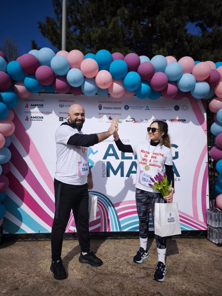 Craiova: Polițiștii au alergat la Crosul AMiCUS 2026