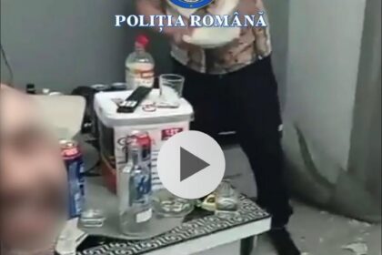 Video live cu jigniri la adresa poliției, final cu amendă