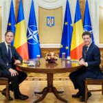 Nicușor Dan și Mark Rutte, întâlnire crucială la NATO. Foto: presidency.ro