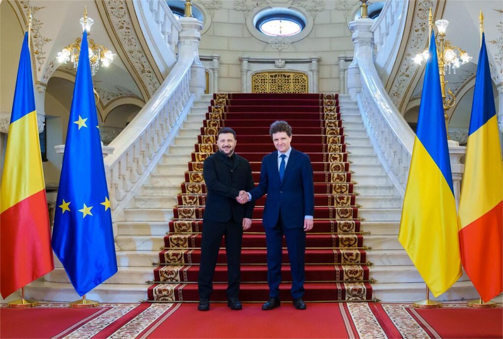 Nicușor Dan și Zelenski: Parteneriat strategic la Cotroceni. Foto: presidency.ro