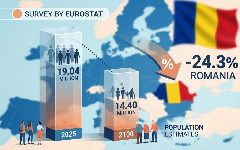 Alertă Eurostat: România va pierde un sfert din populație - Jurnalul Olteniei – Știri din Craiova și Oltenia Alertă Eurostat: România va pierde un sfert din populație
