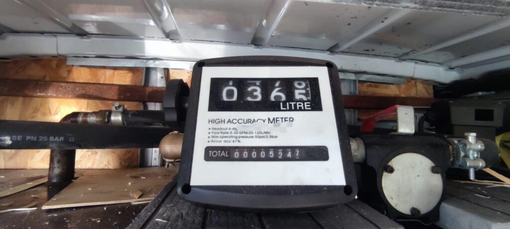 Furt de combustibil în Vâlcea. Foto: IPJ