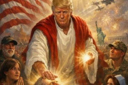 Trump a șters imaginea AI controversată