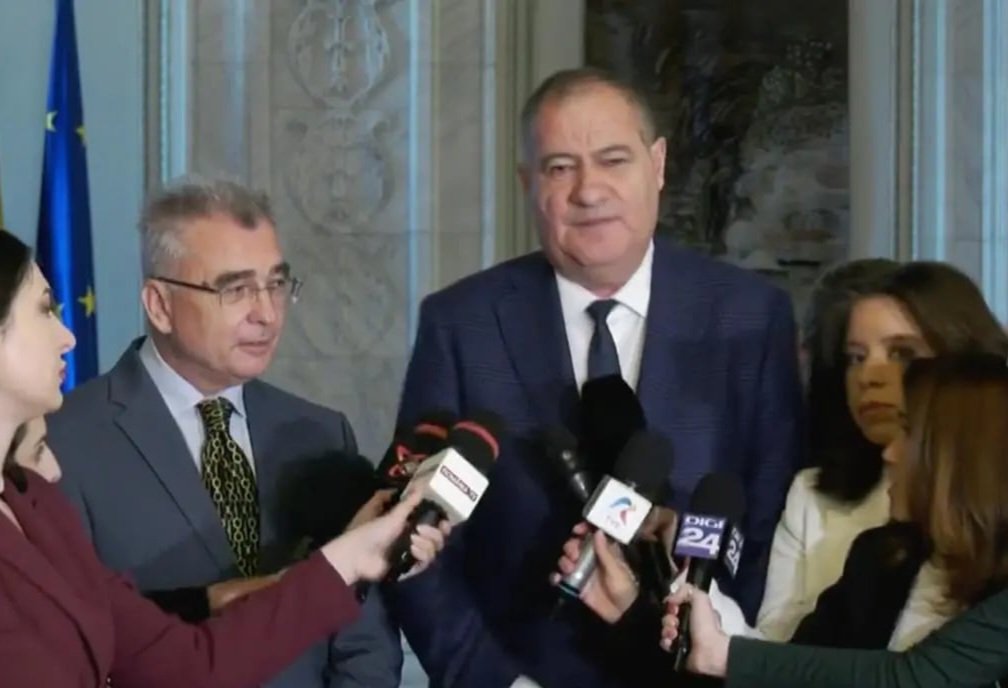 PSD și AUR depun moțiune de cenzură contra Guvernului. Foto: Captură video