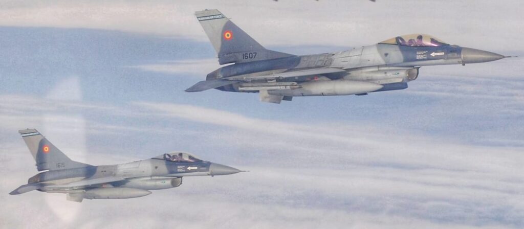 MApN: Aeronave F-16 . Foto: Facebook