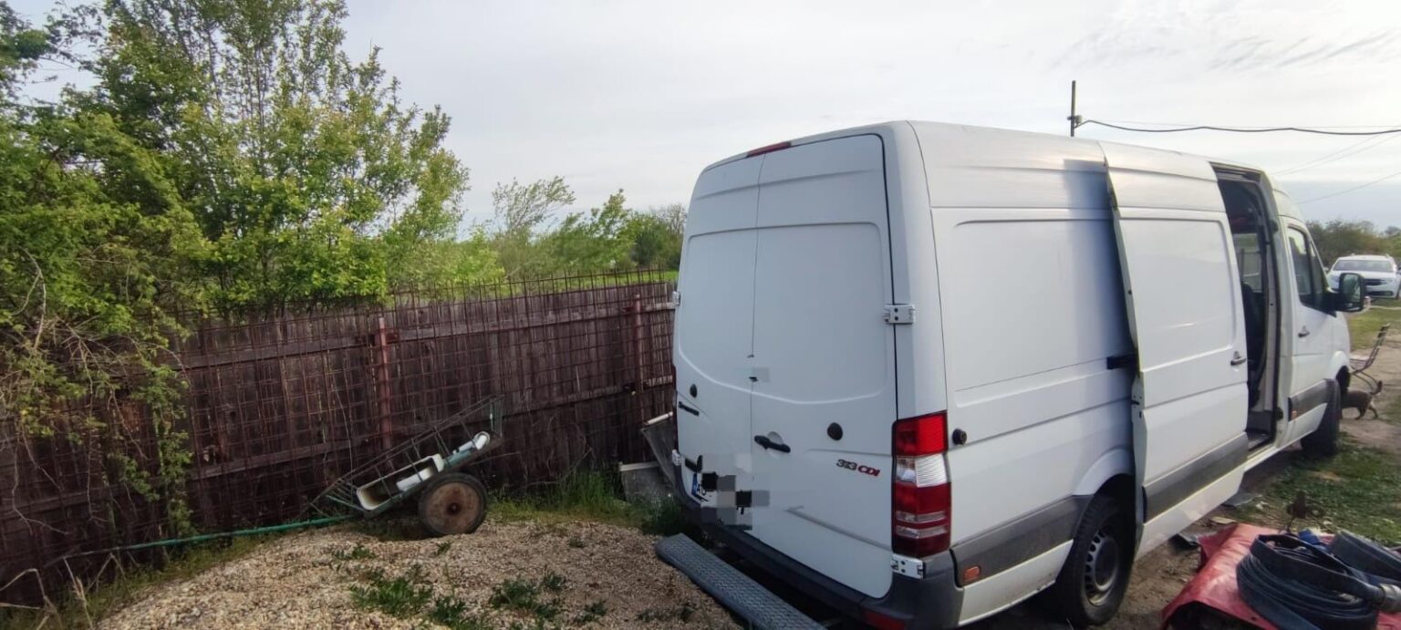 Furt de combustibil în Vâlcea. Foto: IPJ