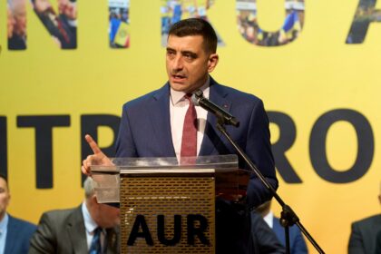 George Simion. Foto: Facebook/AUR