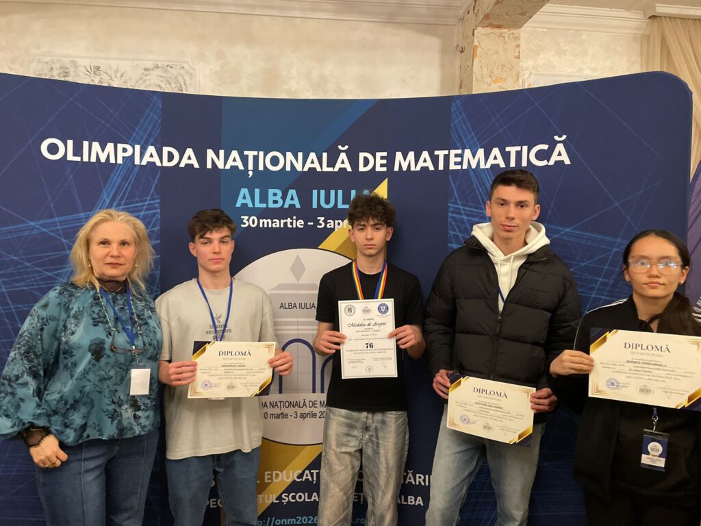 Olimpici din Vâlcea, premii la Matematică 2026