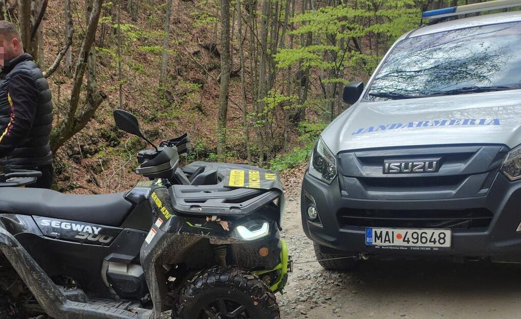 Doi tineri, la spital după un accident cu ATV-ul. Foto: IJJ Vâlcea