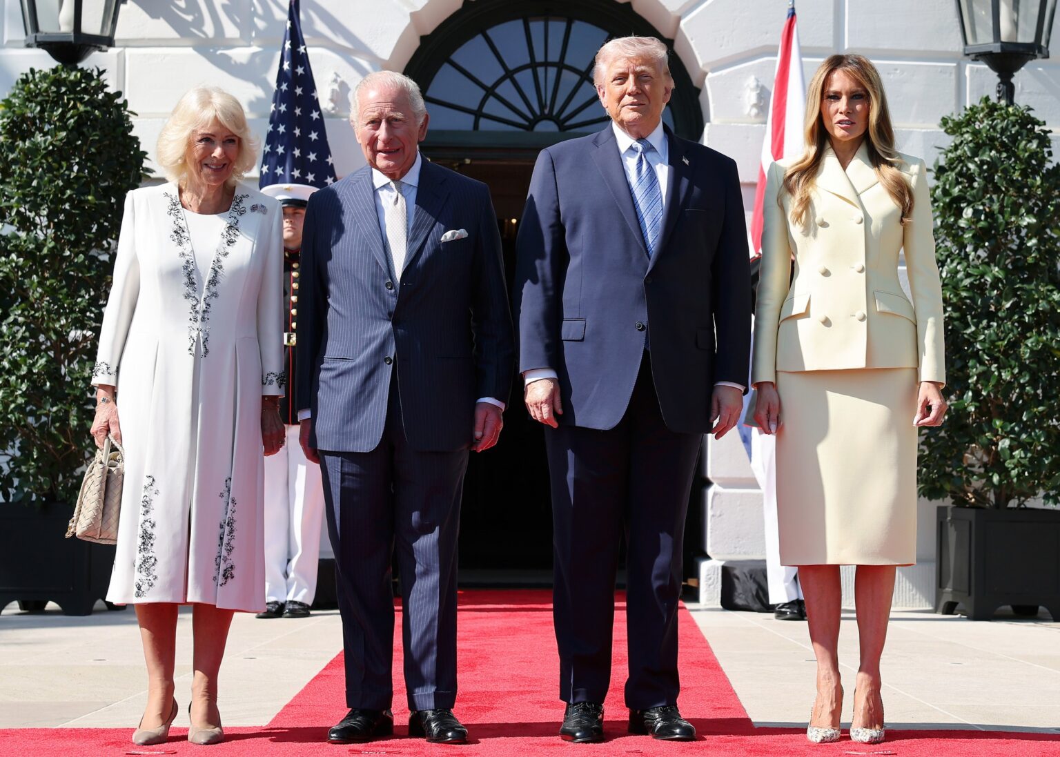 Regele Charles și Regina Camilla, primiți de familia Trump la Casa Albă. Foto: The Royal Family