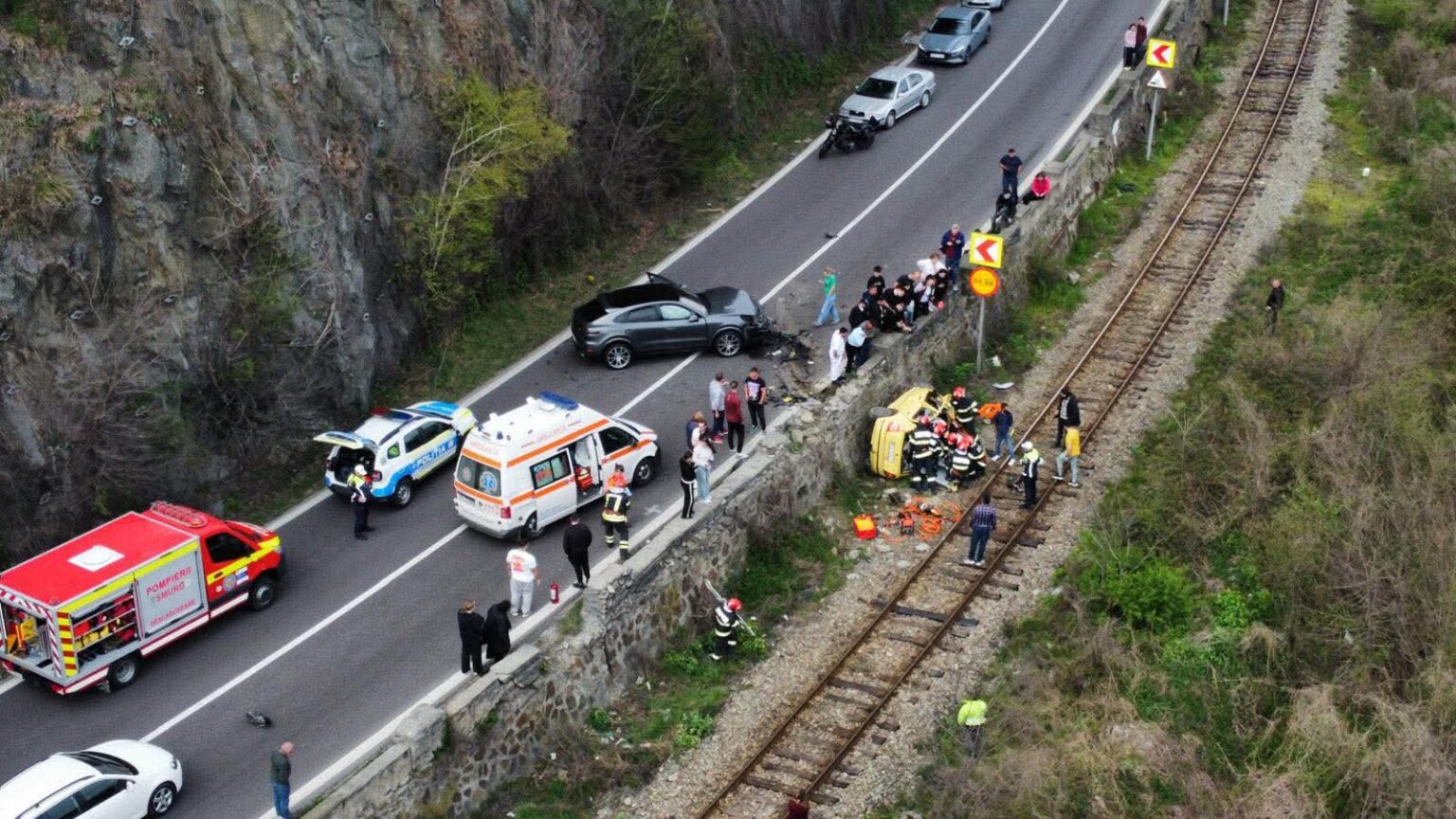 Accident grav pe DN7, în Vâlcea: mai multe victime - Jurnalul Olteniei – Știri din Craiova și Oltenia Accident grav pe DN7, în Vâlcea: mai multe victime