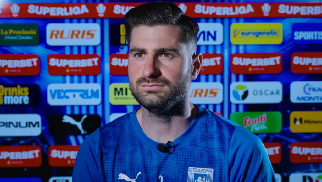 Florin Ștefan se acomodează cu poziția de titular la Universitatea Craiova: „Ne simțim bine” - Jurnalul Olteniei – Știri din Craiova și Oltenia Florin Ștefan se acomodează cu poziția de titular la Universitatea Craiova: „Ne simțim bine”