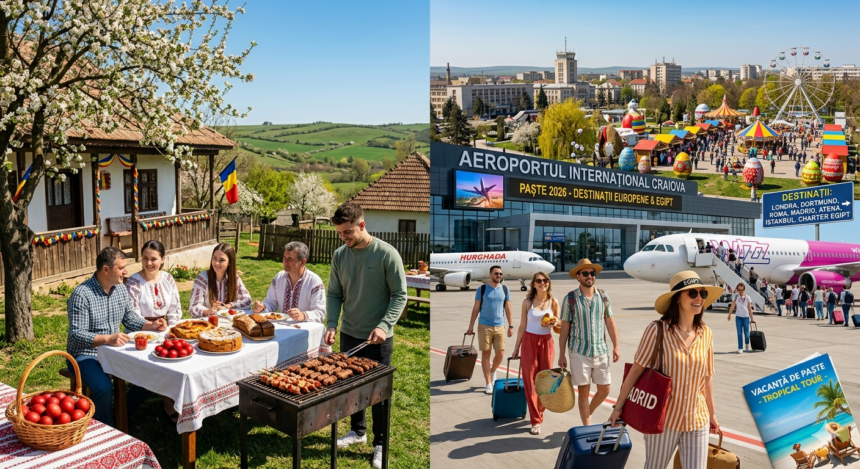 Craiova, hub turistic de Paște: Unde pleacă oltenii?
