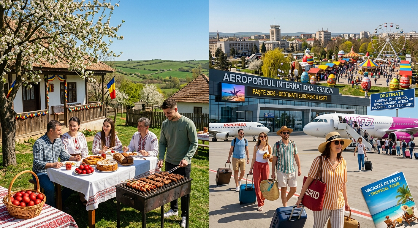 Craiova, hub turistic de Paște: Unde pleacă oltenii?
