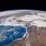 Marea Neagră, văzută din spațiu. Foto: captură video