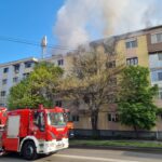 Craiova: Incendiu pe Bulevardul Dacia și trafic blocat