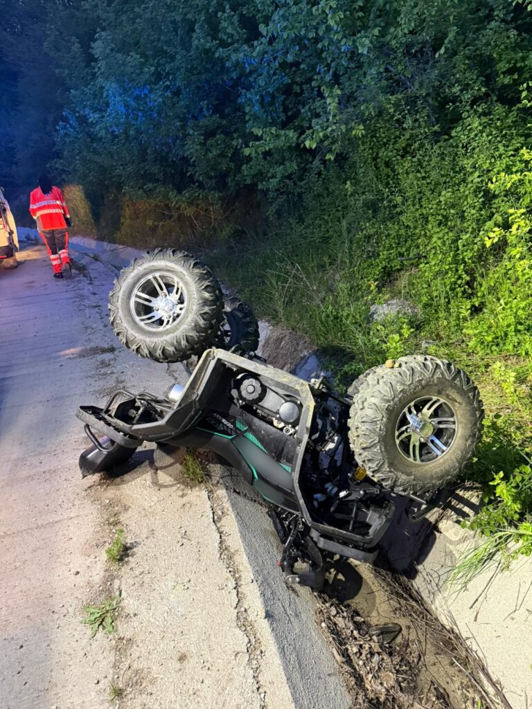 Olt: Accident mortal cu un ATV în comuna Sprâncenata
