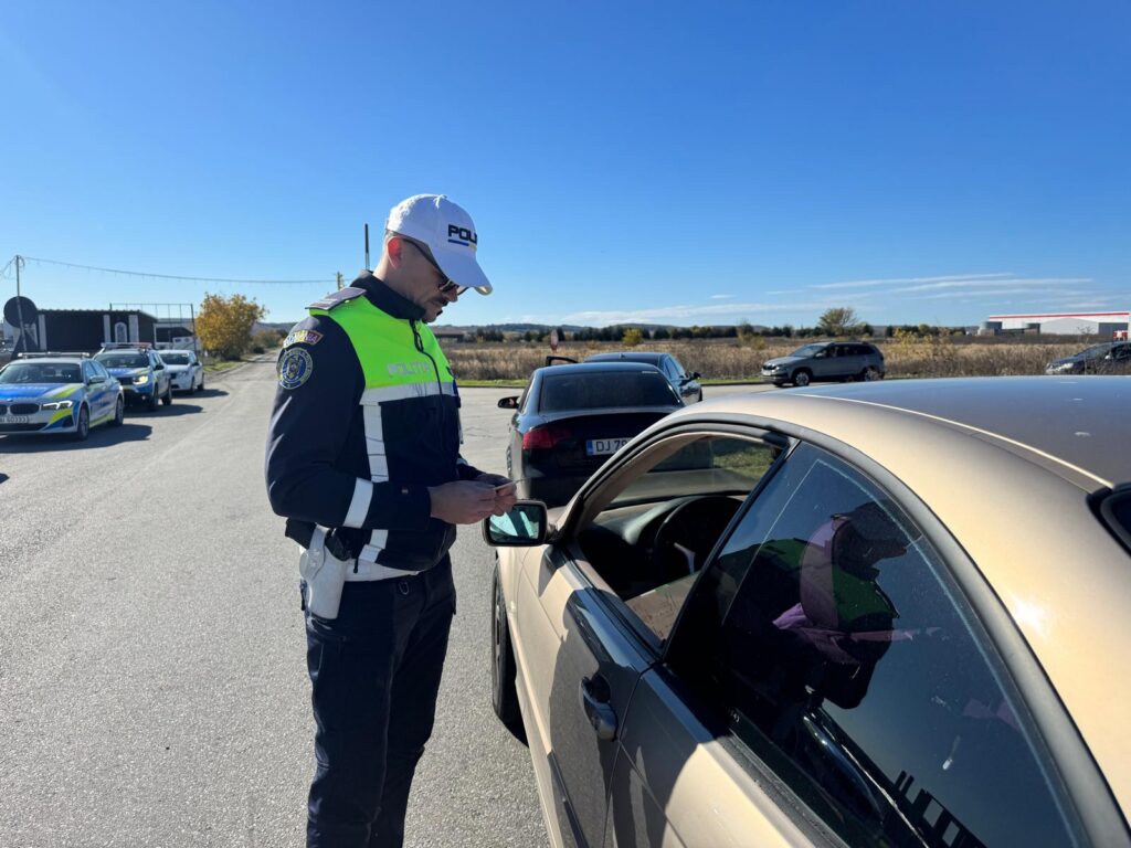 Viteză record pe străzile din Craiova și DN 6