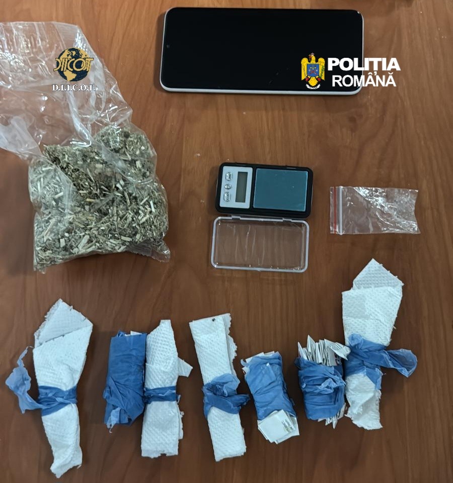 Rețea de droguri destructurată în județul Olt
