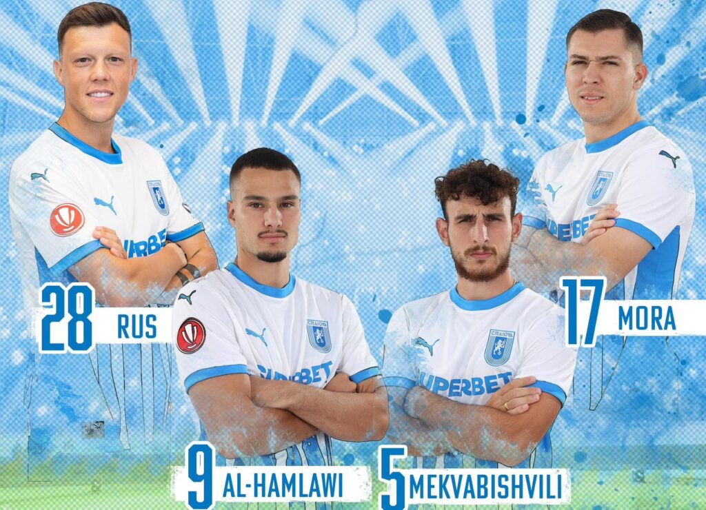 Cei 4 fantastici de la Universitatea Craiova. Alb-albaștrii domină echipa etapei